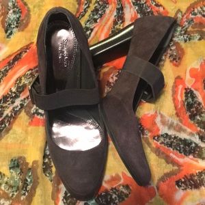 Simply Vera Suede Mary Jane Heels